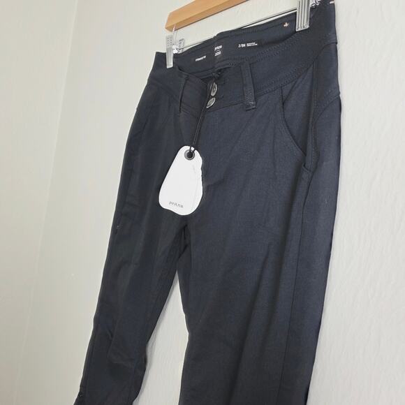 NEW Prana Halle Straight Leg Black Ankle Pant Black - Picture 11 of 14